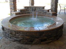fountain hot tub